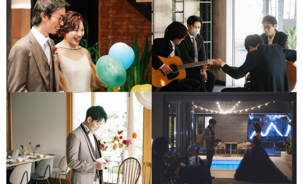 パートナーを驚かせるサプライズ演出｜新郎から新婦へ、新婦から新郎へ贈る感動のアイデア